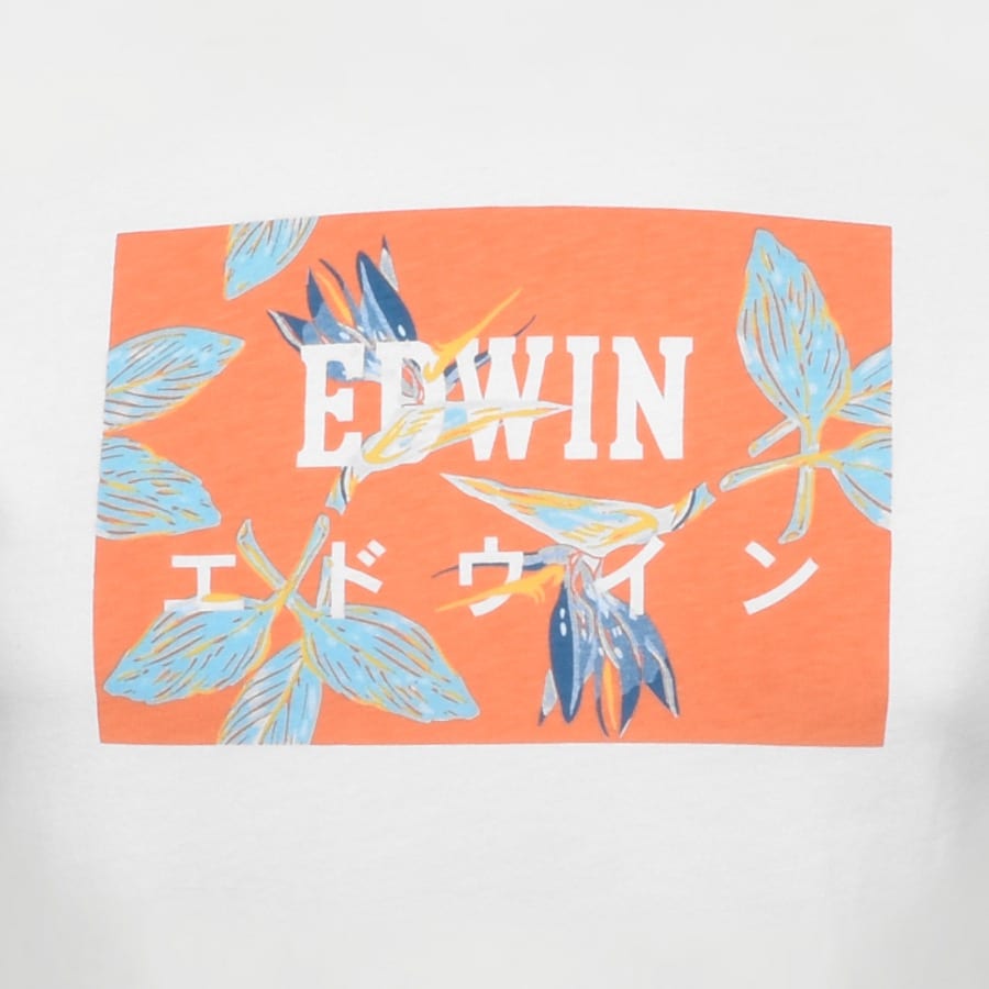 Alternative Image for ProductEdwin Birds Of Paradise T Shirt White3
